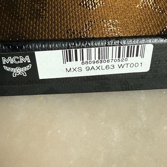 New MCM men’s white Bifold Wallet In Visetos Original monogram - Picture 5 of 11